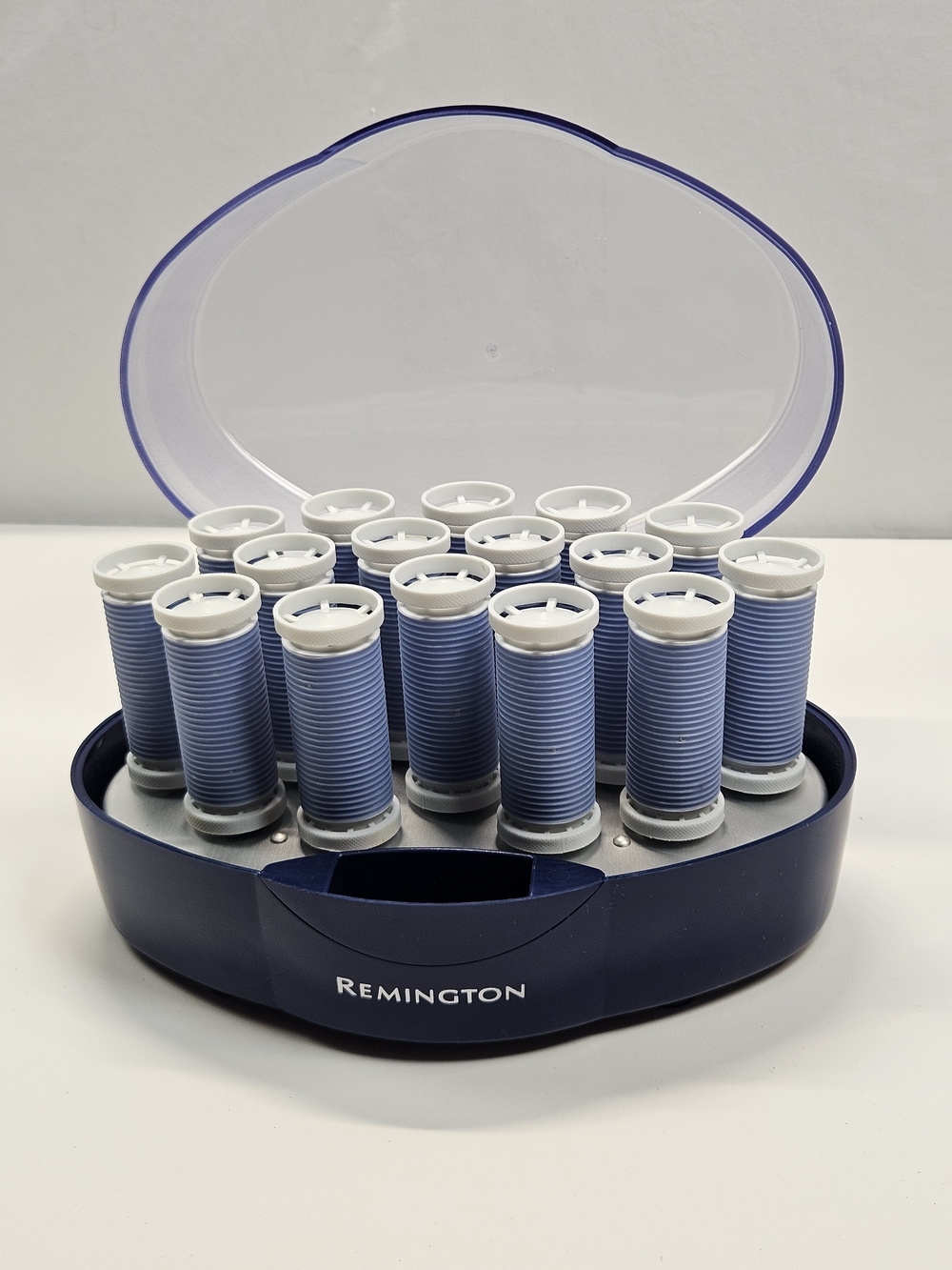 Remington H-1048 Smart Setter Hot Rollers 20 Curlers Wax Core Ionic Heated Set